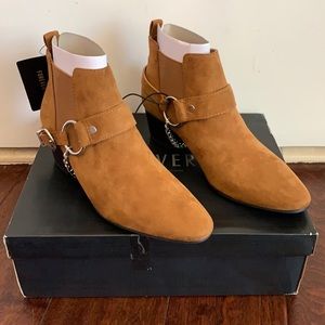 Tan Suede Ankle Boots/Booties